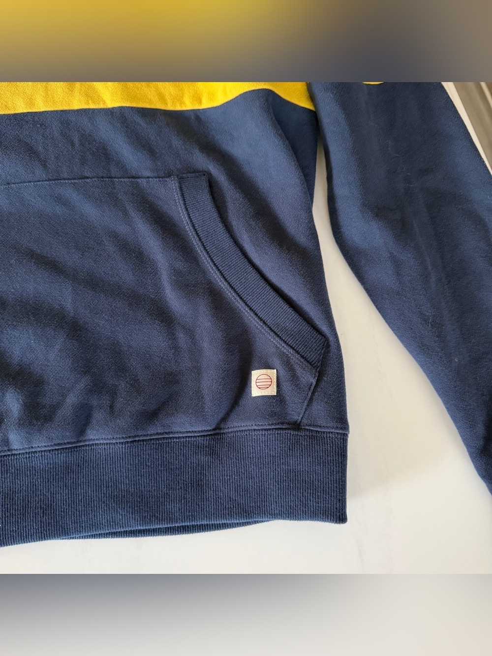 Marine Layer Retro Men's Archive Colorblock Hoodie Medium - Picture 3 of 8